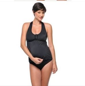 NWT Maternity Tankini Swimsuit 2pc S Small NEW Bathing Suit